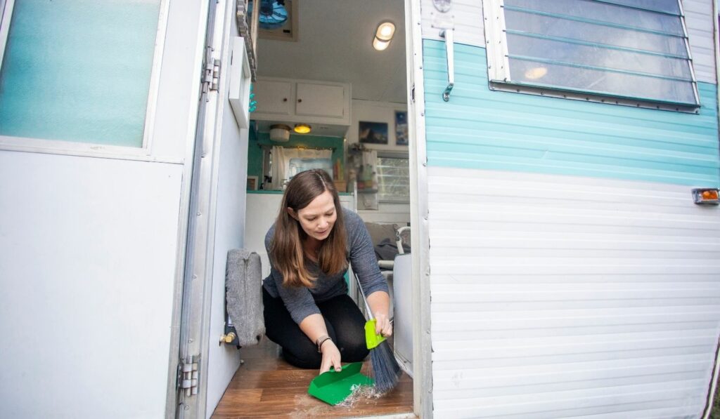 Camping Innenreinigung